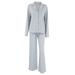 Knitted Milk Silk Soft Skin-Friendly Long-Sleeve Long-Pants Loose Pajama Set European And American Autumn New Home_ecoleips.com