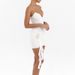 Women Alluring Short Bodycon Dress With Delicate Lace‑Mesh Patchwork, Thin Cami Straps & Open‑Back Detail_ecoleips.com