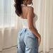 Cross-border Plus-size Women's Clothing, Simple Everyday Round-neck White Basic Halter Top, Stylish And Versatile Short_ecoleips.com