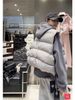 girl Plus Size 150kg European Fashion Two-Piece Set For Women Autumn Down Cotton Vest + Fleece Sweatshirt Layered Outfit_ecoleips.com
