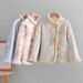 girl Chinese Winter New National Style Jacket With Fleece Lining, Thickened Button Coat, Vintage Deer Skin Cotton Clothing,_ecoleips.com