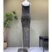 Women’s Clothing Glittery Look Fashion Diamond Dress Long Vest Dress Hot Diamond V Neck Net Celebrity Beach Wear Nightclub Clothing Trend_ecoleips.com