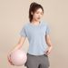 Professional Women's Running Tracksuit Breathable Quick Drying Short Sleeved Summer Style Fitness Wear High End Yoga Wear_ecoleips.com
