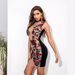 Verve Women's Sexy Sheer Mesh Sequin Nightclub Little Dress_ecoleips.com