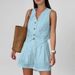 Women's Clothing Spring And Summer Cotton And Linen New Sleeveless Vest Vest Suit Fashion Solid Color Two Piece Suit For Women_ecoleips.com