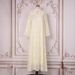 Modest Abaya Dress Elegant Beaded Abaya Dress – Modest Evening Gown For Dubai & Middle East (Beige/Brown, S-XXL)_ecoleips.com