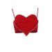 Aria Basics Aria Basics Foreign Trade Women's Fashion Sexy Heart-shaped Rhinestone Strapless Camisole Short Vest Crop Hot Girl Top Female_ecoleips.com