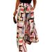 Women's Clothing Autumn New High Waist Loose Print Large Size Casual Wide Leg Pants_ecoleips.com