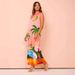 European And American Cross-border 2026 Summer New Sleeveless Round-neck Printed Vacation-style Casual Slit Dress For_ecoleips.com