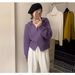 K High-end Zipper Hooded Thickened Cardigan New Loose Top Solid Color Sweater Lady_ecoleips.com
