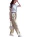 Women's Clothing Tops Casual Suits For Women Summer New Sports Short Sleeved T Shirt Tops Straight Pants Two Piece Suit_ecoleips.com