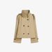 Retro Lapel Double Breasted Short Windbreaker Jacket For Women With Double Breasted Lace Up Versatile Long Sleeves New_ecoleips.com