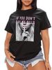 European And American Cross-border Foreign Trade Wholesale Clothing Sexy Lips Girl Round Neck Plus Size Short Sleeve_ecoleips.com