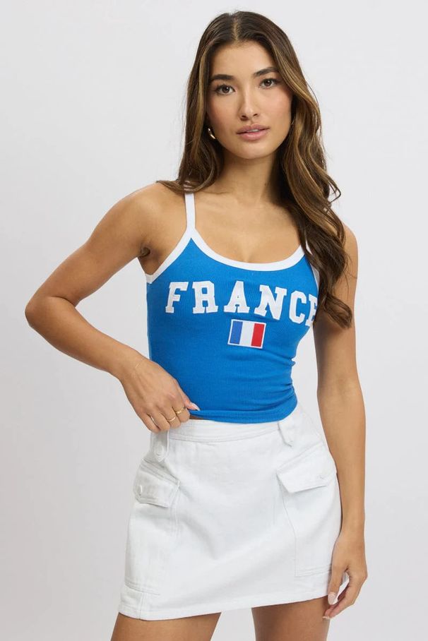Sexy Camisole Women's Top European American Style Letter Print Slim Fit Pure Alluring Cross Border E Commerce_ecoleips.com