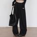 K Hanging Color Blocked New Yoga Pants, Loose And Slimming, Wide Leg Pants, Color Blocked Straight Leg, Floor Length, Casual Pants For Outdoor Wear_ecoleips.com