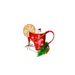 Merry Christmas Tree Santa Claus White Casual Loose Fashion Women's Short Sleeve T-Shirt_ecoleips.com