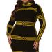 Women's Clothing Winter High Neck Long Sleeved Dress For Plus Size Women Style For Formal & Casual For Women_ecoleips.com