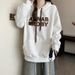 European American Style Real Shot Spring And Autumn Thin Hooded Sweatshirt For Women, New Loose-fitting Korean Version_ecoleips.com