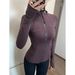 Women's Yoga Jacket Long Sleeve Slim Fit Athletic Top For Gym Running Workout & Casual Wear - Breathable Stretch Fabric With Stylish Design_ecoleips.com