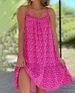 Women's Clothing Women's Floral Sleeveless Camisole Vest Dress Midi A-Line Style Pastoral Summer For Formal & Casual For Women_ecoleips.com