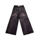 European American Cross-border Slim-fit Vintage Black And Gray Straight-leg Jeans, High Men's Street Fashion Pants_ecoleips.com