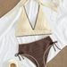 Women's Clothing Tie-Neck Lace Bikini Set – Elegant Two-Piece Swimwear With Special Fabric For Women_ecoleips.com