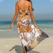 Women’s Clothing Swimwear New Printed Bikini Three Piece Swimsuit Women's Hot Spring Vacation Beach Dress_ecoleips.com