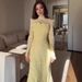 Luxury Long Sleeve Lace Dress For Women Victorian Style Maxi Autumn Dress_ecoleips.com