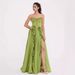 Elegant French Style Women's Evening Gown Slimming A-Line Dress With Pleated Ruffled Waist For Summer New Arrival_ecoleips.com