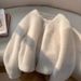 Women’s Velvet Mink Fur Short Coat – Luxe Pearl-Button Jacket | Plush & Eco-Friendly Faux Fur Outerwear For Winter_ecoleips.com