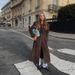 Classic Double-Breasted Long Wool Blend Coat, Oversized Trench Coat For Women, Fall Winter Casual Outerwear (Gray/Brown)_ecoleips.com