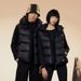 Heated Black Gold Down Vest With Hood - Thickened Unisex Winter Puffer Gilet For Men & Women, Lightweight Thermal Insulated Jacket_ecoleips.com