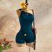 Sexy Spice Style One Shoulder Slim Fit Waist Fit Party Jumpsuit_ecoleips.com