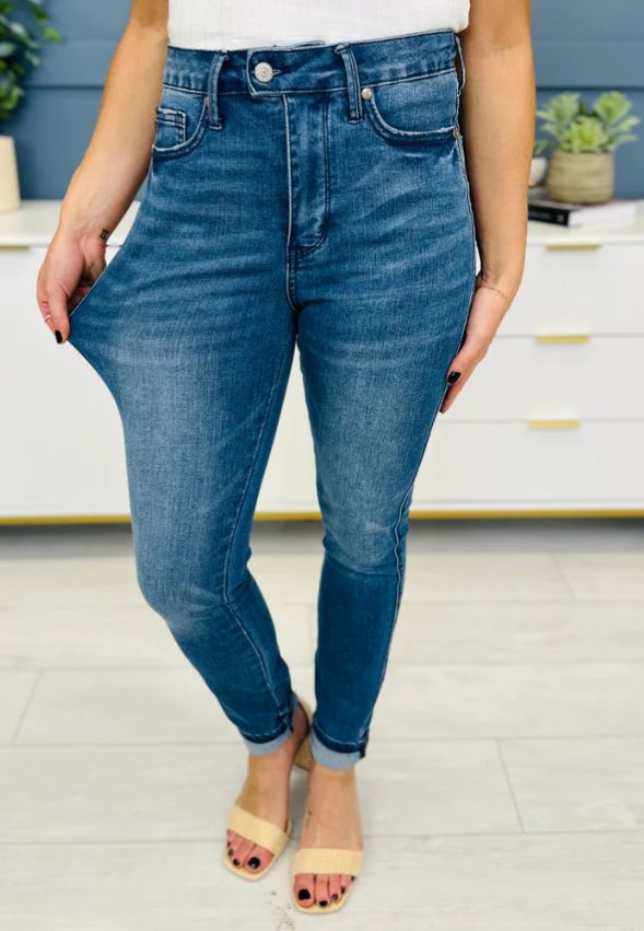 Women's Clothing Hottest Skinny Jeans High Waist Slimming Elastic Belly Controlling Butt Lifting Pants Hot Girl Style_ecoleips.com