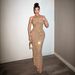 Women's Clothing Banquet Evening Dress Diamond Figure Revealing Tube Top Dress High End Light Luxury Niche Sexy Long Skirt_ecoleips.com