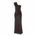 Women's Clothing 2025 Winter New Fashion Sexy Side Cutout Cross-Strap One-Shoulder Dress Wholesale_ecoleips.com