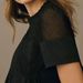 2026 European And American Fashion Lace Round Neck Embroidered Mesh Solid Color Loose Hem Short_ecoleips.com