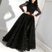 Women's Clothing Women's Dress Long Sleeve Golden Dress_ecoleips.com