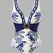 Women's Retro One Piece Swimsuit European American Style New 2026 Hot Selling Item KПльHИK Set Foreign Trade Swimwear_ecoleips.com