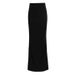 Aria Basics Aria Basics European And American Autumn Winter Long Half Solid Color Bodycon Skirt Women High Waist Tight_ecoleips.com
