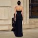 Women's Clothing Sexy Fashion High End Slim Fit Tube Top Backless Splicing Fishtail Dress Long Skirt_ecoleips.com