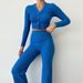 Women’s Clothing Spring Casual Suit Women's Long Sleeve Tight Cardigan Top Comfortable Shorts Home Clothing_ecoleips.com