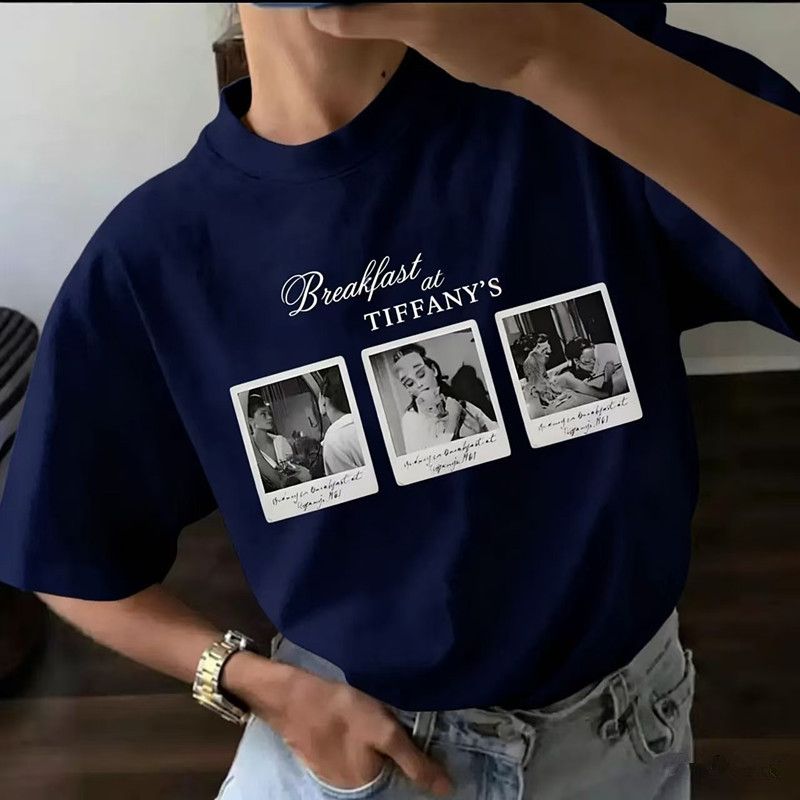 Trendy Casual Short Sleeve T Shirts 2025 Men's Women Couple Outfits Fashionable Summer Clothes Cross Border Styles_ecoleips.com