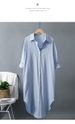 Women's Clothing Spring And Autumn Fashion Oversized Zen-Inspired Shirt – Long Sleeve Relaxed Blouse With Polo Collar (3 Minimalist Colors, S-2XL)_ecoleips.com