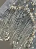 Summer Elegant Tassel Bead High Waist Wide Leg Denim Womens Casual Solid Shorts 240930_ecoleips.com