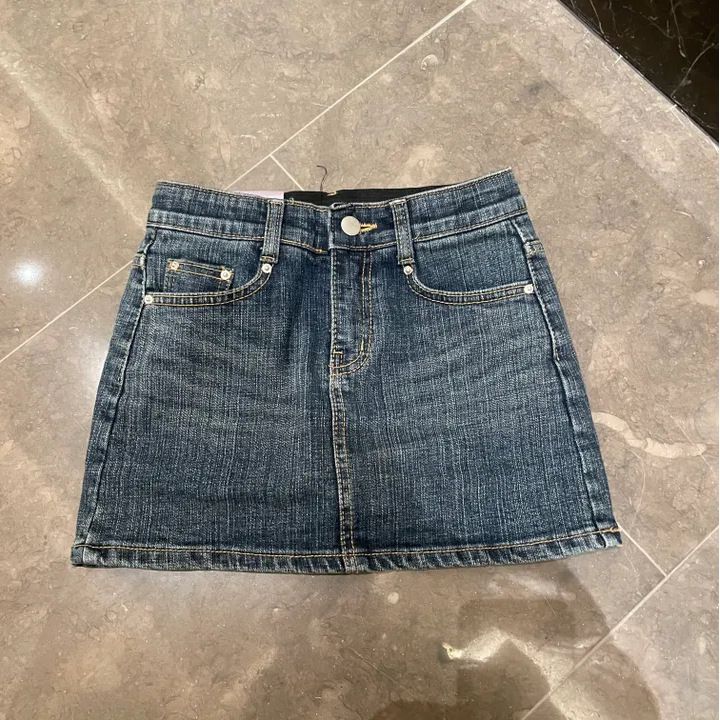 K Comes With A Full Crotch Cushion, Half Body Short Skirt, Women's Fashionable Pattern, Slim Fit, Leg Length, High Waist Denim Short Skirt_ecoleips.com