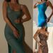 Women's Clothing Summer Tight Sleeveless Women's Sexy V Neck Suspender Dress_ecoleips.com