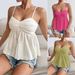 Summer Chiffon Lace Camisole Top for Women Sexy Casual Cross Border European American Fashion New_ecoleips.com