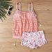 Women's Floral Print Bikini Set With Skirt - Plus Size Swimwear, Soft Polyester & Cotton Lining, Adjustable Coverage For Beach & Pool_ecoleips.com