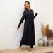 Women's Clothing Full Coverage Diving Surfing Conservative Swimsuit Three Piece Black Sunscreen Long Sleeved Split Swimsuit_ecoleips.com